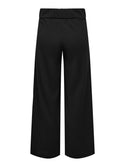 JDY Geggo Wide Leg Elasticated Waist Trousers 32" leg-BLACK BLACK