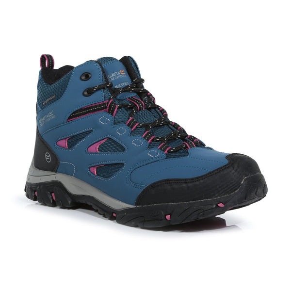 Regatta Ladies Waterproof Breathable Holcombe Walking Boot-MOROCCANBLUE