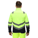 Regatta Men's Water Repellent Hi Vis 2 Tone Softshell Jacket-HIVIZ YELNVY