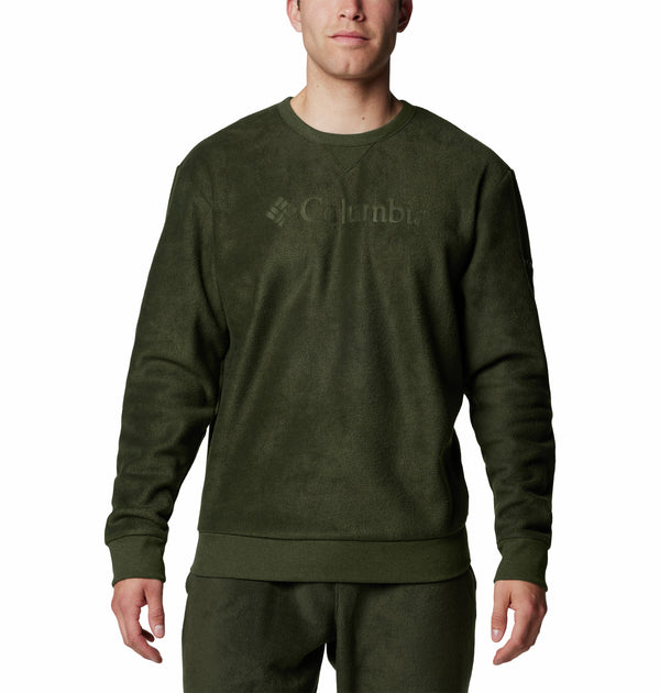 Columbia Men's Steens Mountain Regular Fit Crew Neck Fleece  Ribbed waistband. Ribbed collar. Ribbed cuff. Chest logo Shell: 100% polyester MTR filame-GREEN