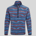 Craghoppers Mens Tully Overhead Half Zip Fleece-BLUE