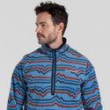 Craghoppers Mens Tully Overhead Half Zip Fleece-BLUE