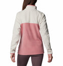 Columbia Ladies Benton Springs 1/2 Snap Pullover Fleece-PINK