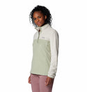 Columbia Ladies Benton Springs 1/2 Snap Pullover Fleece-GREEN