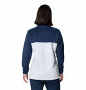 Columbia Ladies Benton Springs 1/2 Snap Pullover Fleece-NAVY