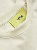 JJXX Ladies Ava 100% Cotton Regular Fit T-Shirt-VANILLA