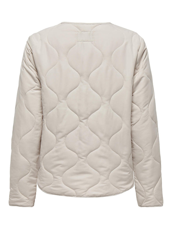 JDY Ladies Ella Quilted Jacket-MOONBEAM