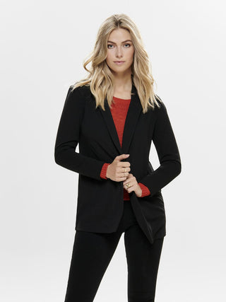 JDY Geggo Long Sleeve Blazer-BLACK