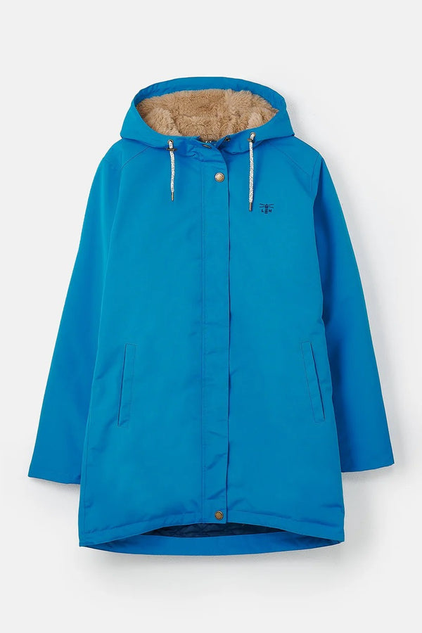 Lighthouse Ladies Waterproof Breathable Windproof Scarlett Mid-hip Coat-TEAL