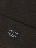 Jack & Jones DNA Beanie Hat-CHOCOLATE