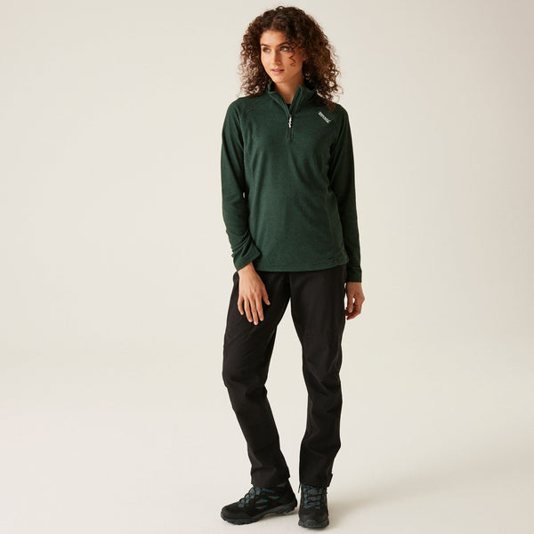 Regatta Ladies Montes Lightweight Half-Zip Fleece-DARK SPRUCE