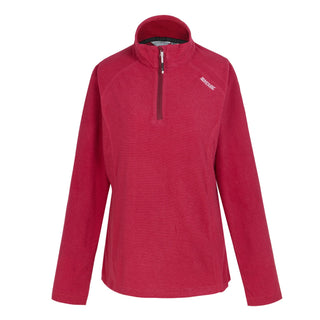 Regatta Ladies Montes Lightweight Half-Zip Fleece-HOT PINK