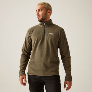 Regatta Mens Thompson Lightweight Half Zip Fleece-ANIMAL