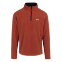 Regatta Mens Thompson Lightweight Half Zip Fleece-OCHRE