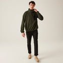 Regatta Mens Frankie Half Zip Fleece-DARK KHAKI