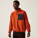 Regatta Mens Frankie Half Zip Fleece-OCHRE