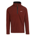 Regatta Mens Montes Half Zip Fleece-OCHRE