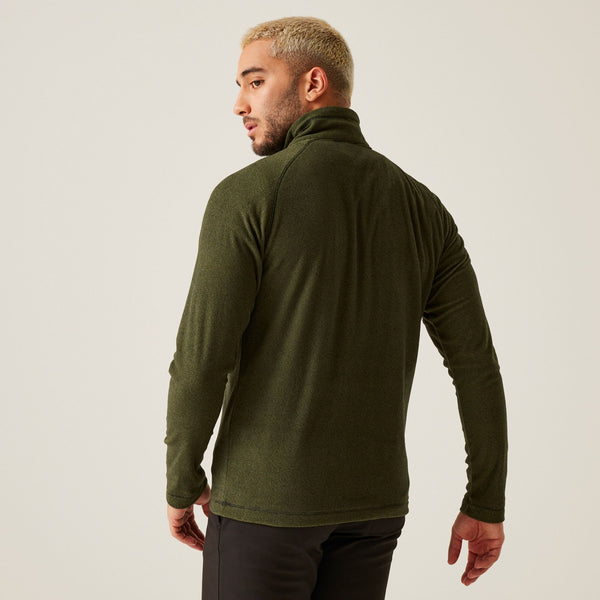 Regatta Mens Montes Half Zip Fleece-GREEN