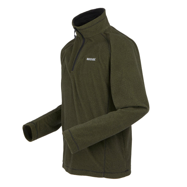 Regatta Mens Montes Half Zip Fleece-GREEN