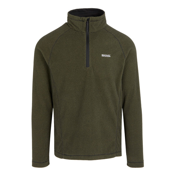 Regatta Mens Montes Half Zip Fleece-GREEN