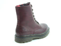 Heavenly Feet Ladies Justina 2 Vegan Friendly Side Zip Boot-BURGUNDY