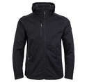 Tuff Stuff Hale Mens Waterproof Breathable Fleece Lined Hooded Softshell Work Jacket-BLACK