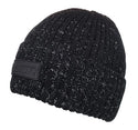 Tuff Stuff Mens Reflective Yarn Logo Knit Chunky Work Beanie