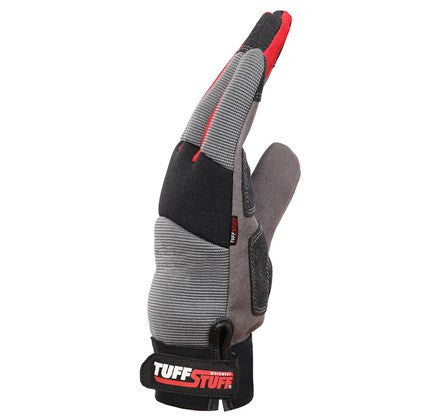 Tuff Stuff Mens Padded Cut Resistant Pro Work Gloves