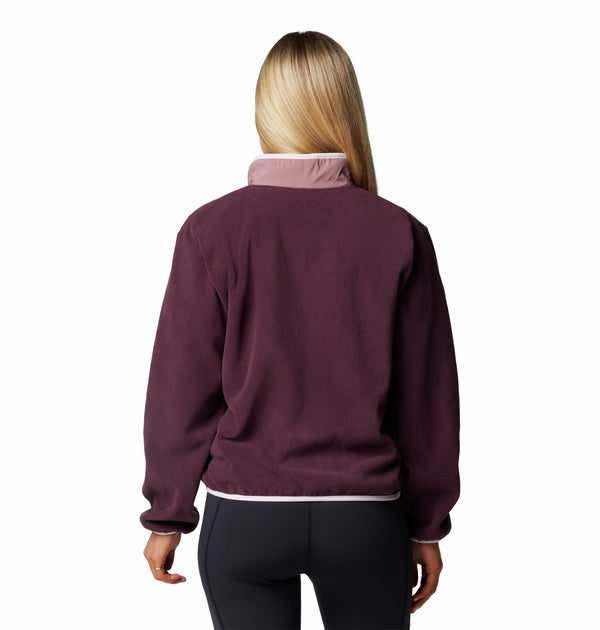 Columbia Ladies Sequoia Grove Regular Fit Cropped Full Zip Fleece - MOONVISTA