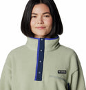 Columbia Ladies Helvetia II Cropped Half Snap Regular Fit Fleece-SAFARI