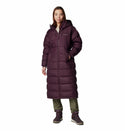 Columbia Ladies Pike Lake II Long relaxed Fit Insulated Hooded Jacket -MOONBEAM