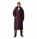 Columbia Ladies Pike Lake II Long relaxed Fit Insulated Hooded Jacket-MOONBEAM