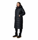 Columbia Ladies Pike Lake II Long relaxed Fit Insulated Hooded Jacket -BLACK