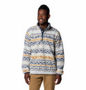 Columbia Mens Rugged Ridge Regular Fit Half Button Fleece-STONE