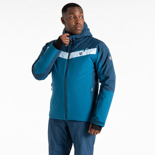 Dare2b Mens Eagle II Waterproof Breathable Stretch Ski Jacket-BLUE