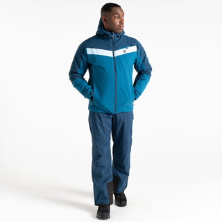 Dare2b Mens Eagle II Waterproof Breathable Stretch Ski Jacket-BLUE