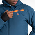 Dare2b Mens Eagle II Waterproof Breathable Stretch Ski Jacket-DARK DENIM - Borderland Muff