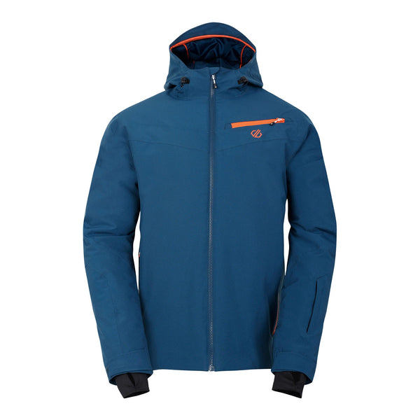 Dare2b Mens Eagle II Waterproof Breathable Stretch Ski Jacket-DARK DENIM - Borderland Muff