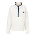 Dare2b Ladies Slide Out Half Zip Borg Fleece-CREAM