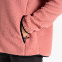 Dare2b Ladies Slide Out Half Zip Borg Fleece-ROSE