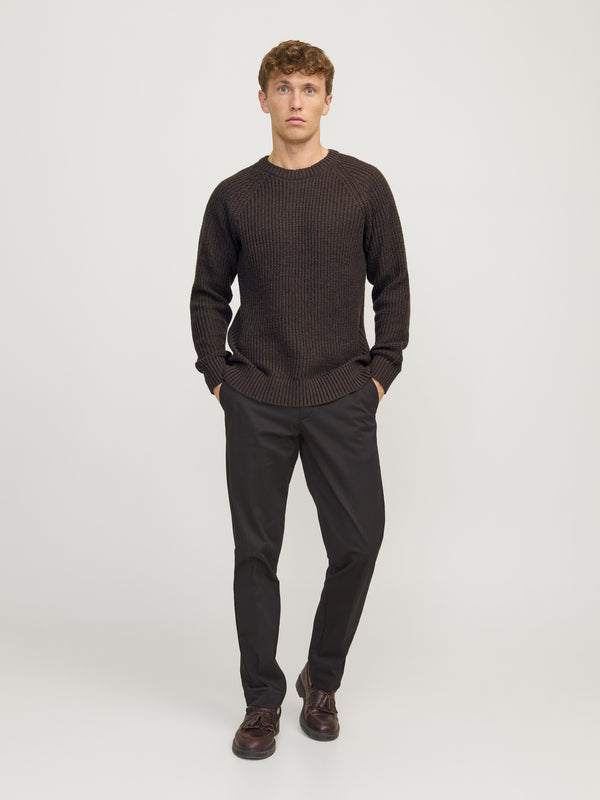 Jack & Jones Knit Crew Neck-MULCH