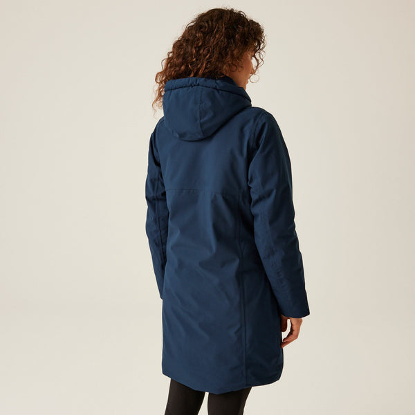 Regatta Ladies Yewbank IV Waterproof Breathable Stretch Insulated Jacket-NAVY