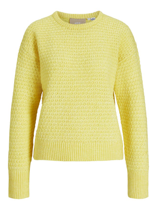 JJXX Ladies Milly Structured Regular Fit Crew Neck Knit-GOLD