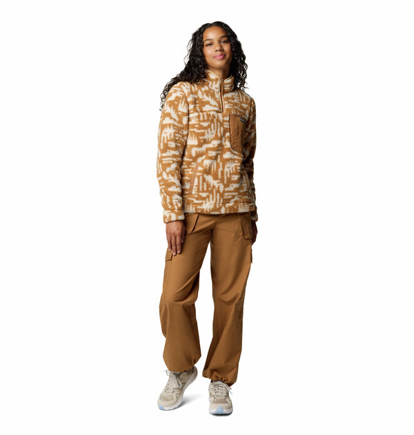 Columbia Ladies West Bend Regular Fit 1/4 Zip II -CAMEL