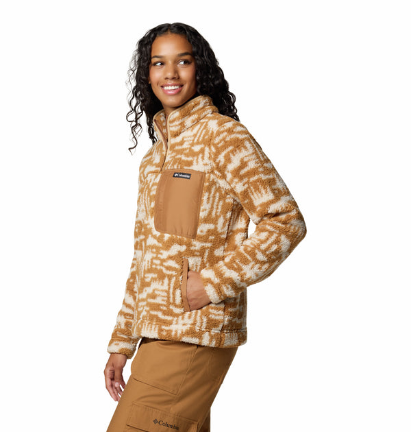 Columbia Ladies West Bend Regular Fit 1/4 Zip II -CAMEL