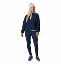 Columbia Ladies Helvetia II Cropped Half Snap Regular Fit Fleece-NAVY