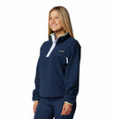 Columbia Ladies Helvetia II Cropped Half Snap Regular Fit Fleece-NAVY