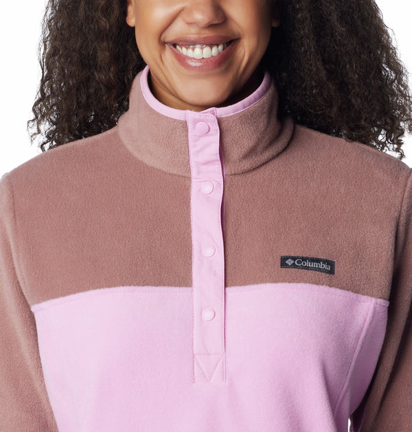 Columbia Benton Springs Ladies 1/2 Snap Fleece Pullover -COSMIC