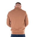 Mineral Mens ALTIS Half Zip Sweatshirt-CARAMEL