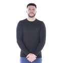 Mineral Mens ARIANA Crew Neck Knit-BLACK